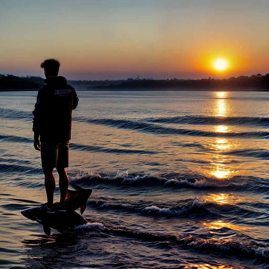 Sonhar com surubim: qual é o significado? 4 Fotos surubim sol poente rio
