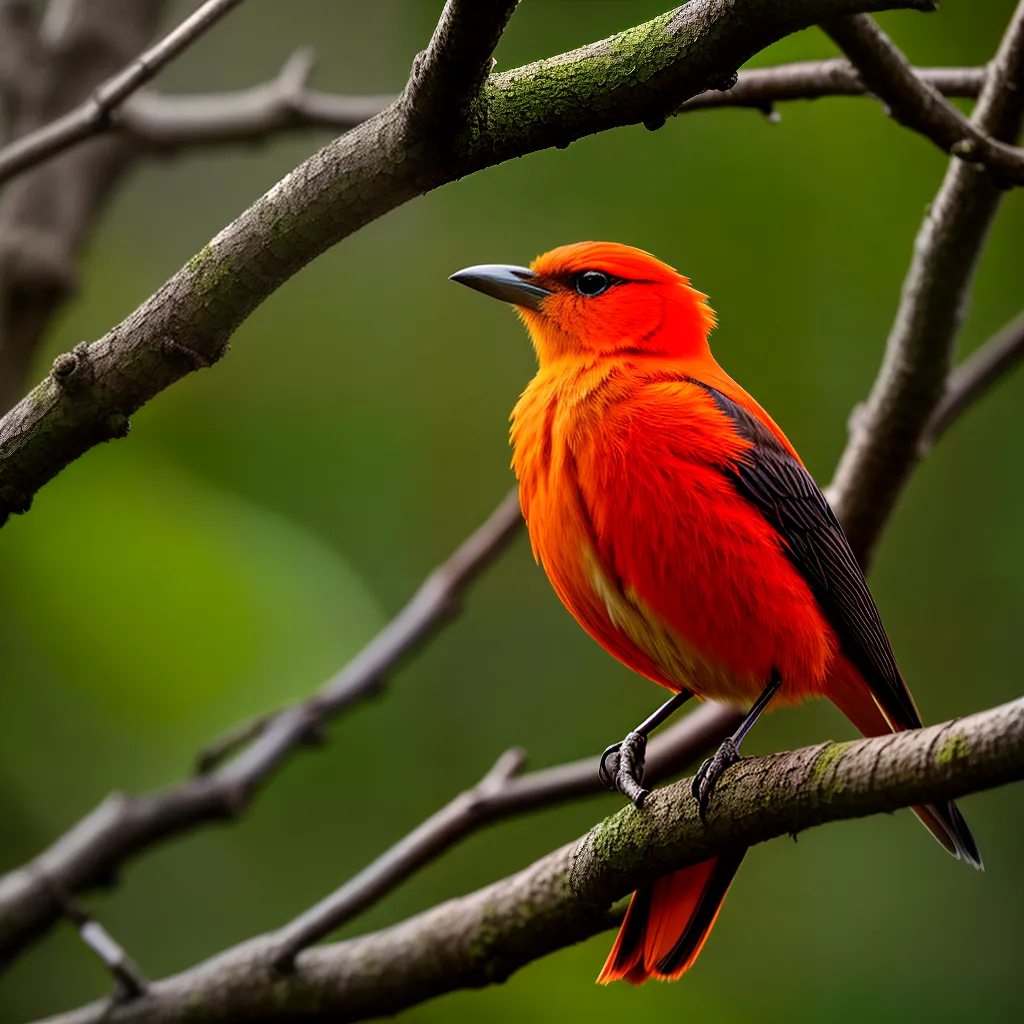 Desvendando o Significado de Sonhar com a Cor Laranja e Tangarás. 6 Fotos tangara laranja criatividade entusiasmo