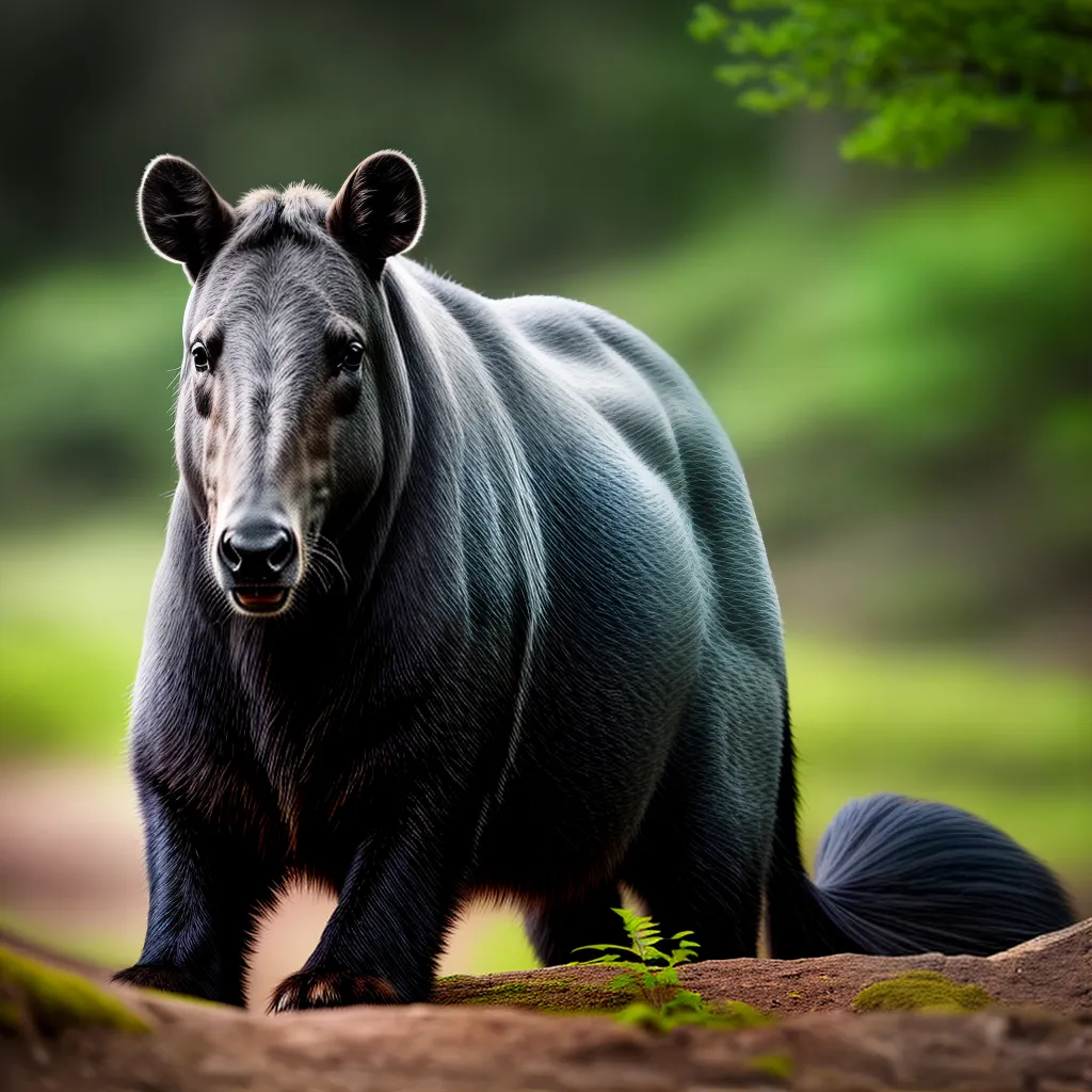 Fotos tapir forca natureza