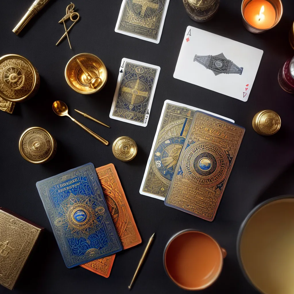 Fotos tarot misterio contemplacao simbolos