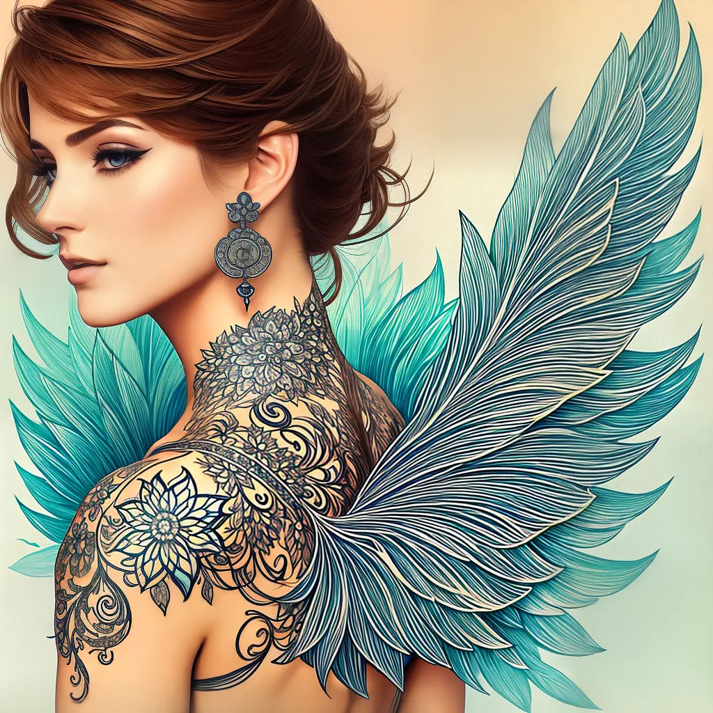 Fotos tatuagem borboleta transformacao beleza 5