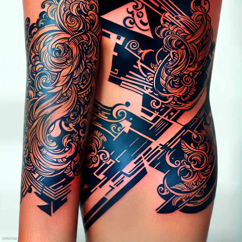 Fotos tatuagem faixa preta minimalista