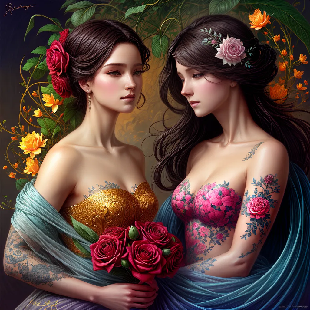 Fotos tatuagem flores significados coloridos