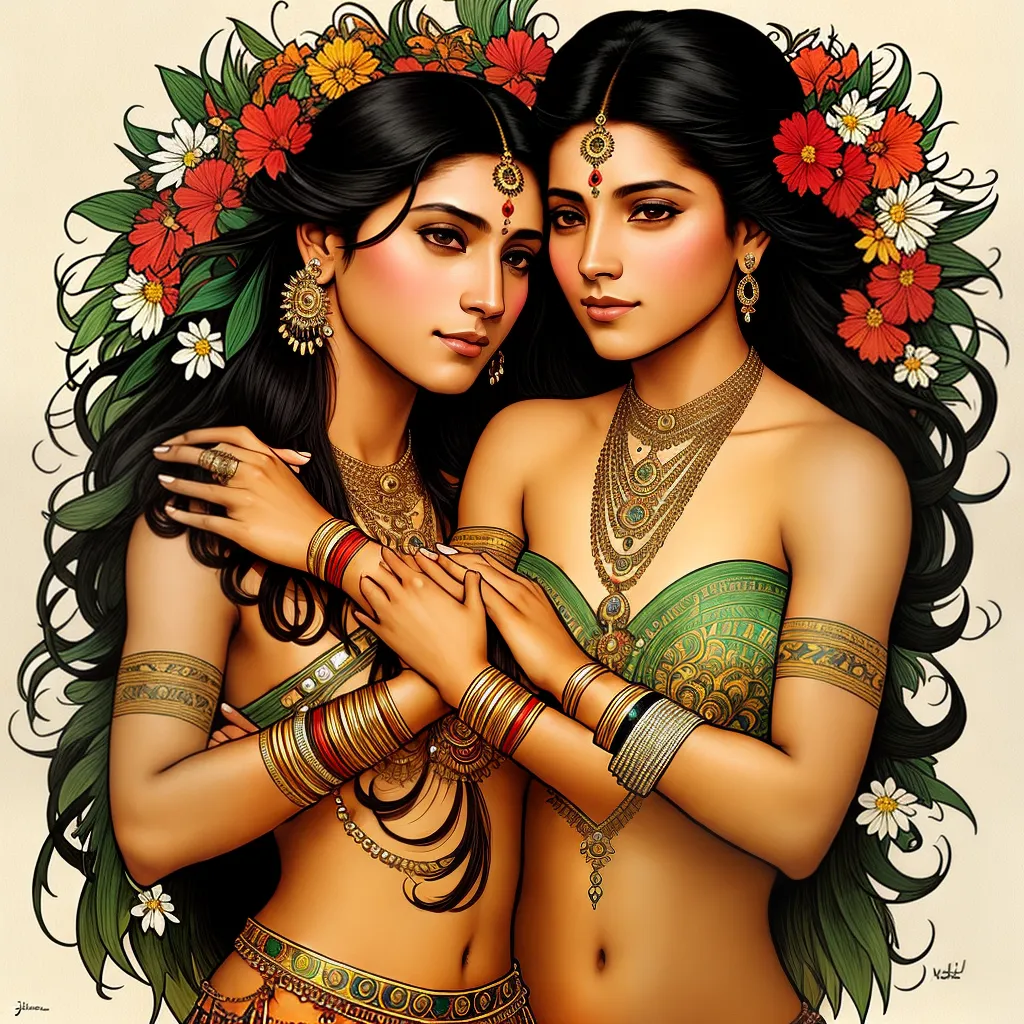 Fotos tatuagem mulher indigena pena flor