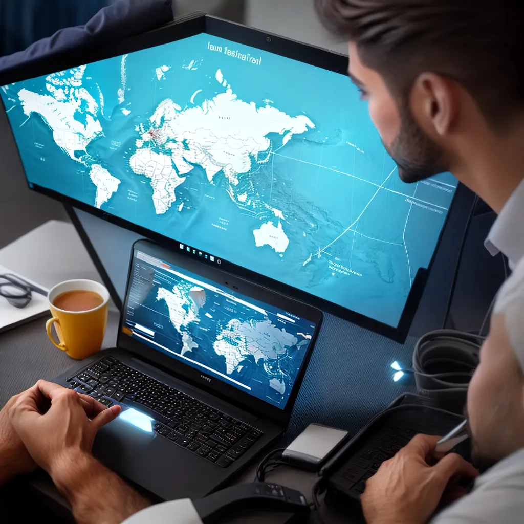 Descubra o significado de sonhar com Tecnologia e Globalização 3 Fotos tecnologia mundo conectado mapamundi