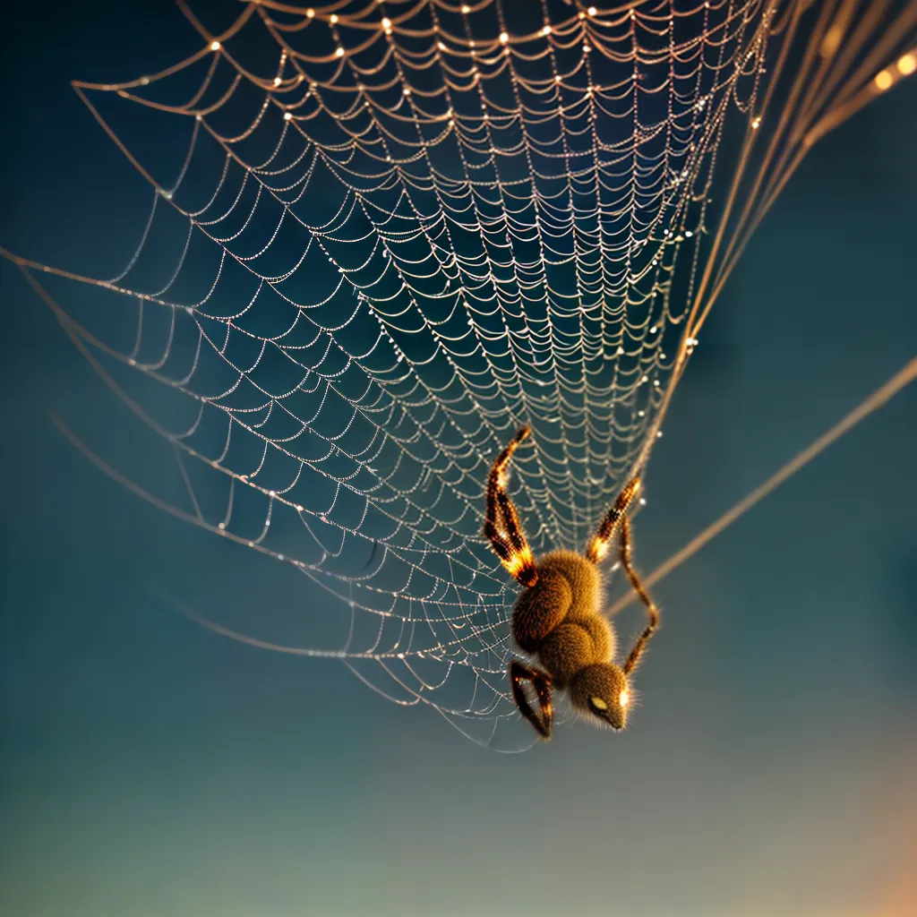 Malha Mística: Decifrando o Significado de Sonhar com Teias de Aranha 6 Fotos teia orvalho aranha simbolo