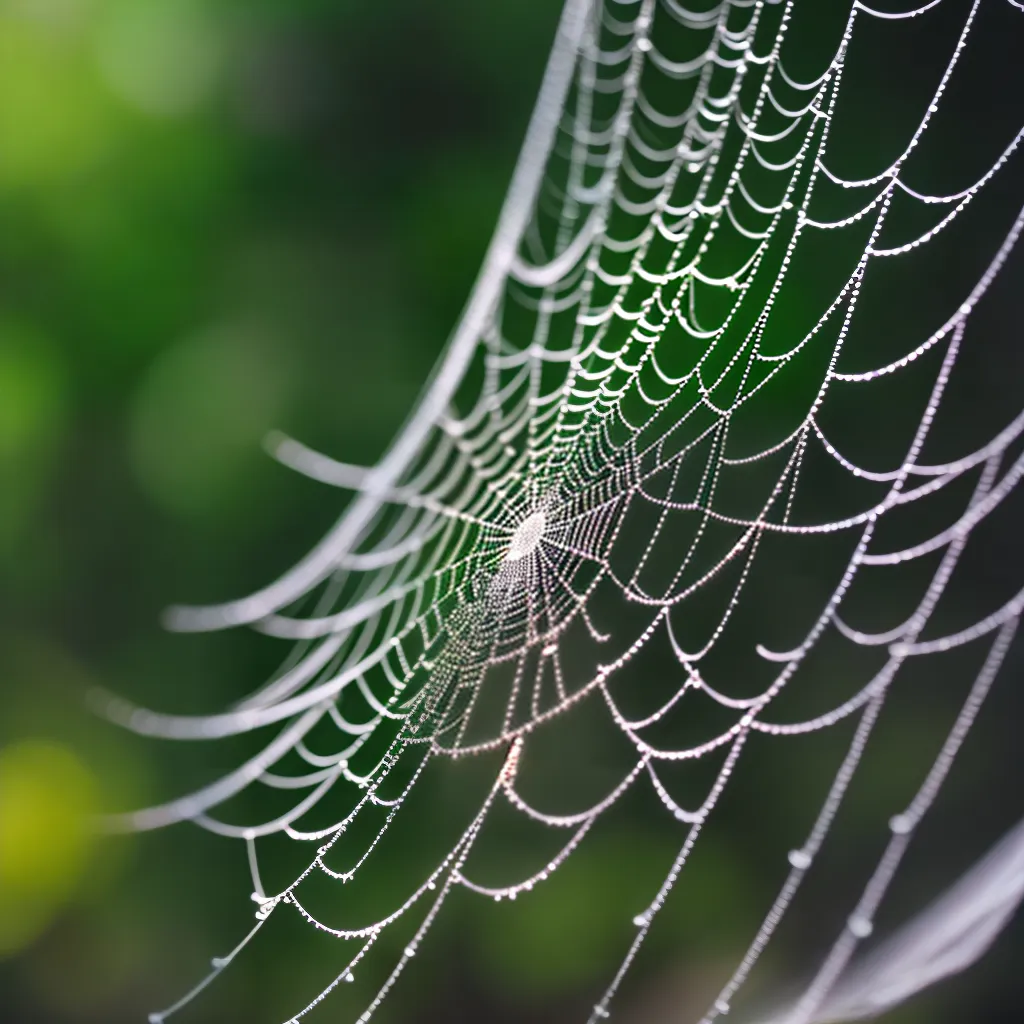 Sonhar com Aranhas: O Que Isso Pode Revelar Sobre Você? 3 Fotos teia orvalho manha sonhos 3
