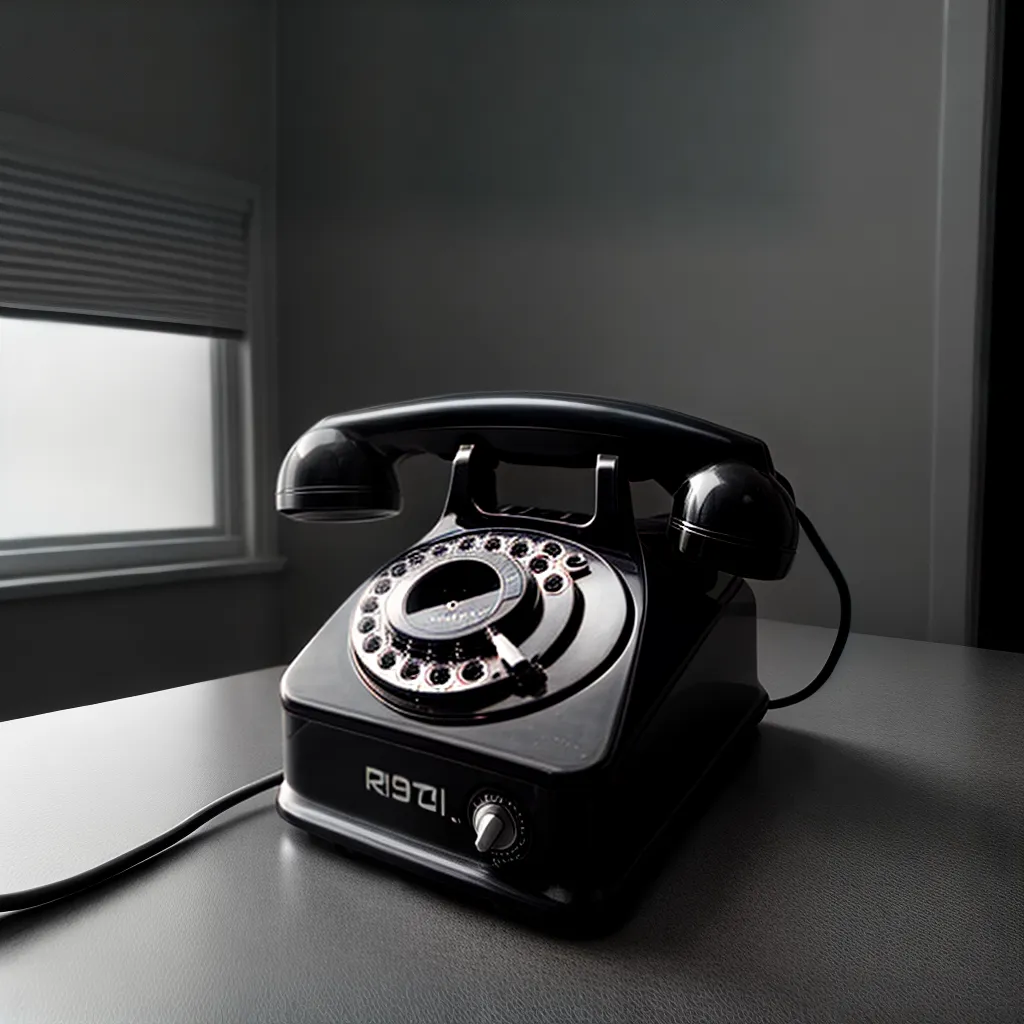 Fotos telefone rotativo abandonado sala poeira
