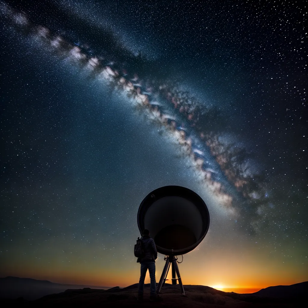 Observatório astronômico dos sonhos: decifrando mensagens do universo 5 Fotos telescopio astronomia caderno estrelas