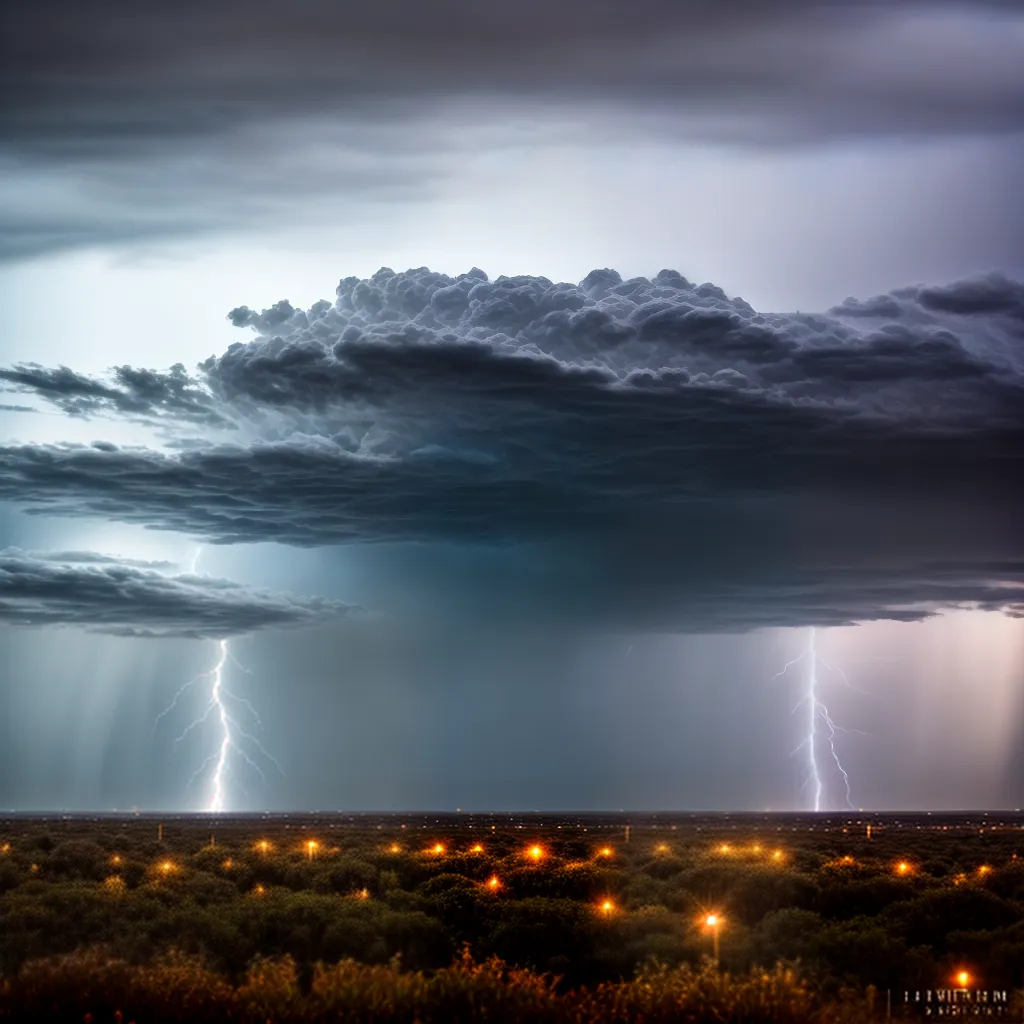 Fotos tempestade energia poder ceu noite