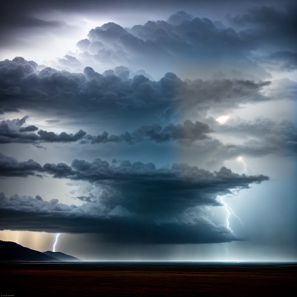 Significado de Sonhar com Tempestade: Entenda os Sinais 3 Fotos tempestade intensa ceu escuro relampagos
