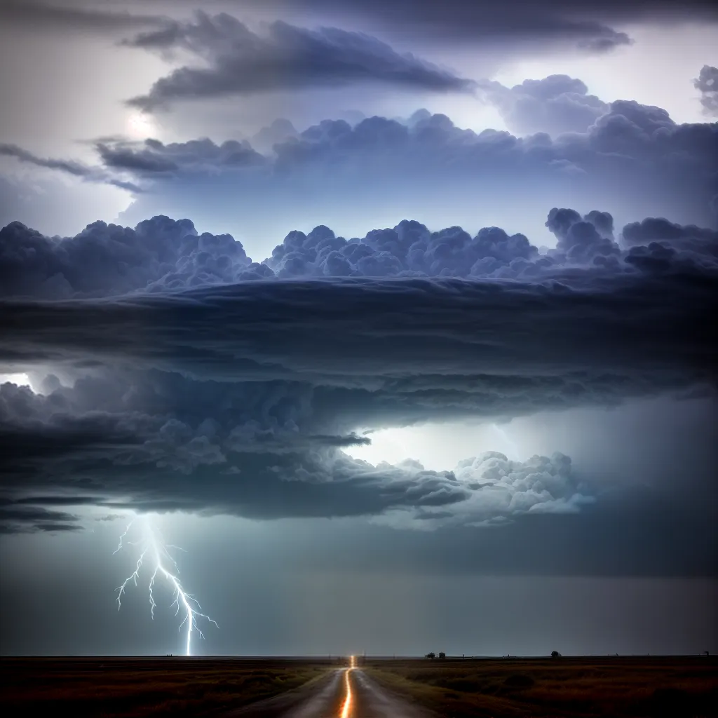 Fotos tempestade intensa reflexao vida