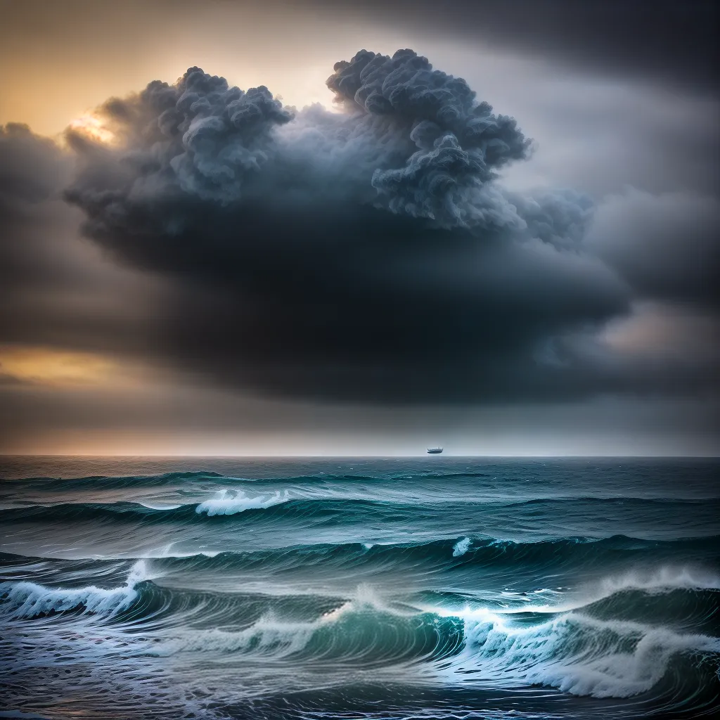 Fotos tempestade mar olhos misteriosos