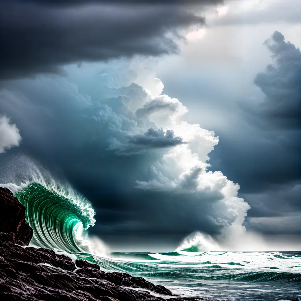 Desvendando os Mistérios De Sonhar Com Agua e Comportamentos Hostis 6 Fotos tempestade oceano sonhos hostis