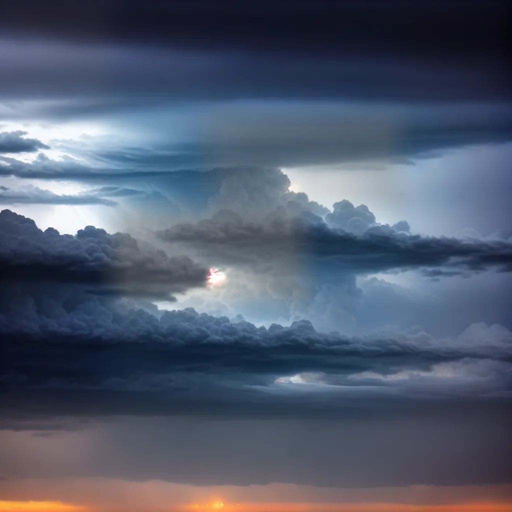 Fotos tempestade paisagem relampagos