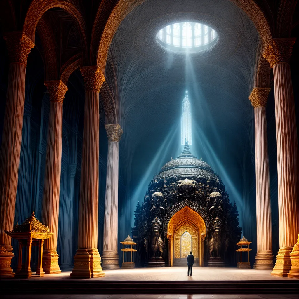 Qual o Significado de Sonhar com uma Morsa Dentro de um Panteão? 2 Fotos templo majestoso morsa mistico