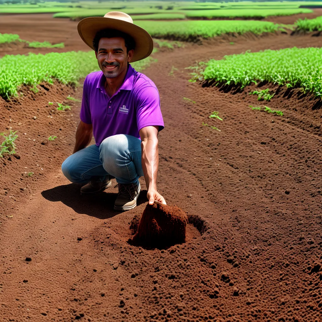 Terra Roxa dos Sonhos: Qual o Significado? 3 Fotos terra roxa sorriso agricultor