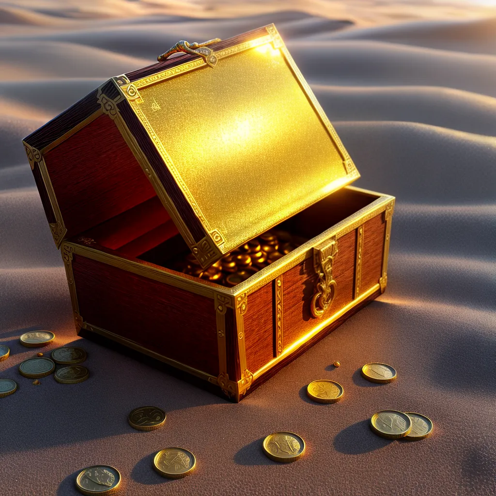 Descubra o Significado de Sonhar com Fortunas e Tesouros Escondidos 4 Fotos tesouro praia ouro brilhante riqueza