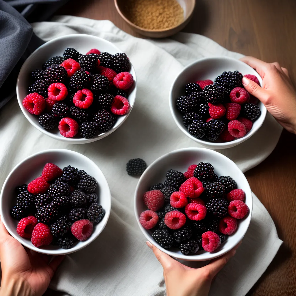 Simbolismo das Frutas: Significado de Sonhar com Amoras 3 Fotos tigela amora suco abundancia