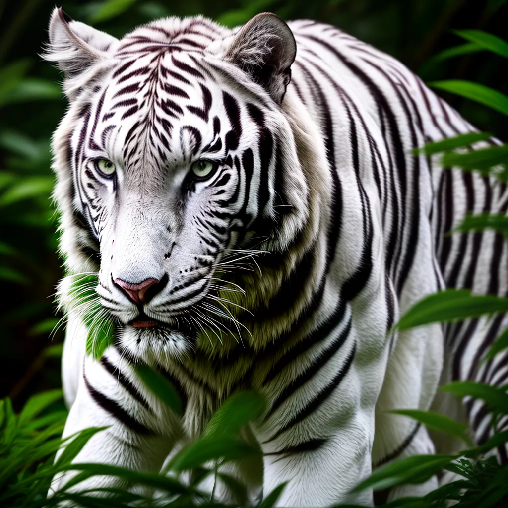 O Mínimo que Precisa Saber Sobre o Significado de Sonhar com Animais Raros 5 Fotos tigre branco jungla olhos azuis 1