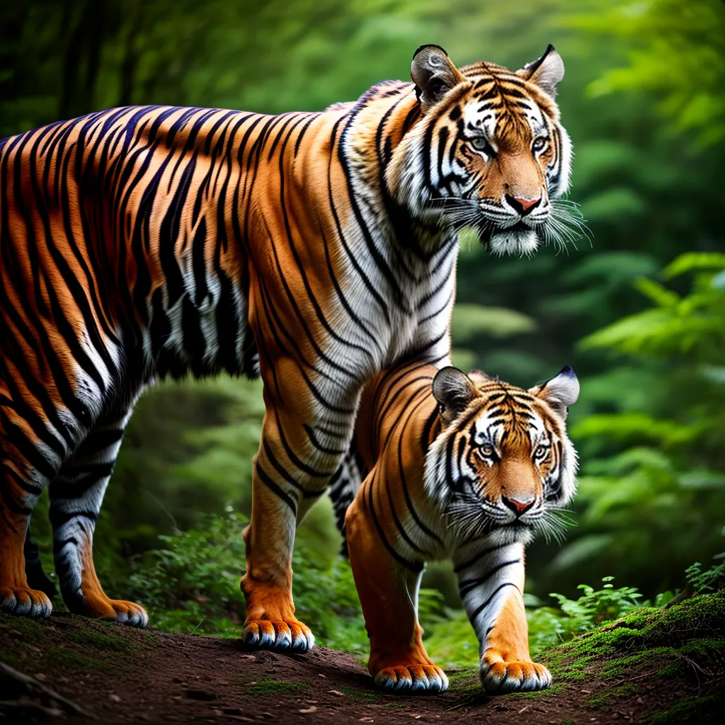 7. Sonhar Com Tigre: Os Diferentes Simbolismos Em Torno Dessa Fera 4 Fotos tigre floresta poder coragem