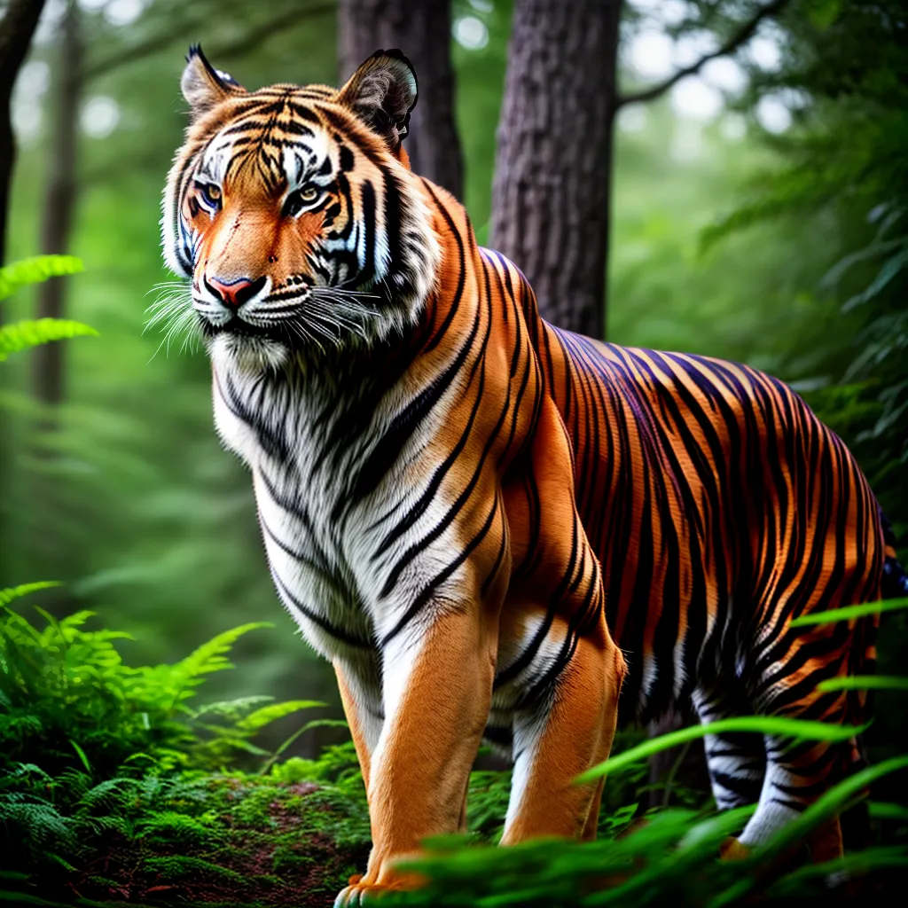 Descobrindo o Significado de Sonhar com a Vida Selvagem 3 Fotos tigre floresta verde natureza poder