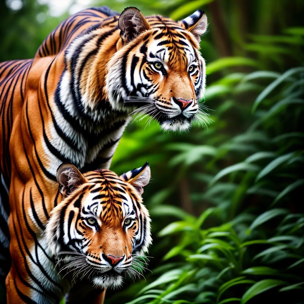 Desvendando os Segredos dos Sonhos: O que Quer Dizer Sonhar com Animais Selvagens? 2 Fotos tigre jungla olhar poderoso