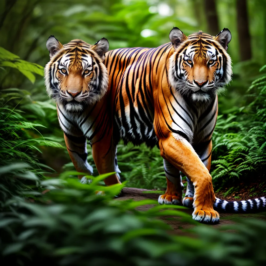 Fotos tigre jungle forca resiliencia
