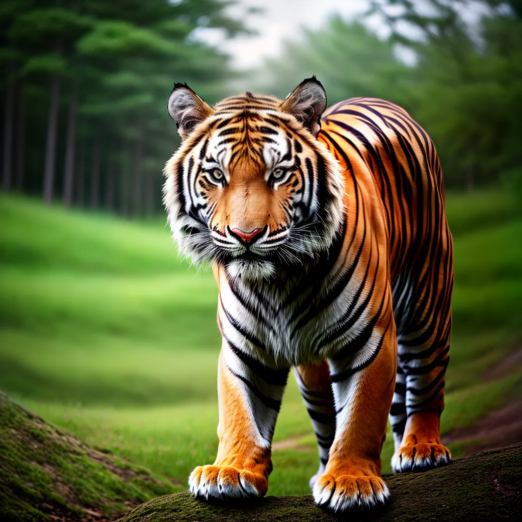 Fotos tigre olhar selva aventura