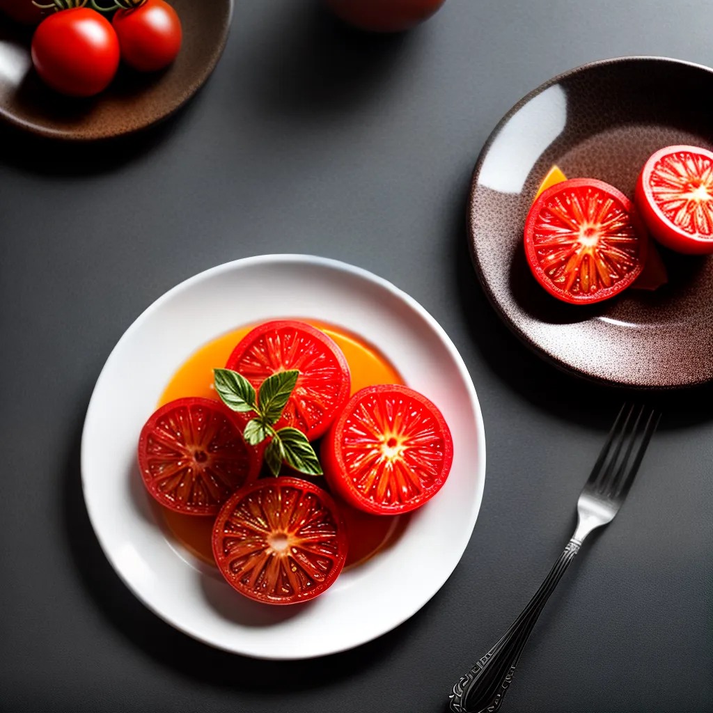 Descubra o Significado de Sonhar com Tomates Vermelhos Tentadores 4 Fotos tomates vermelhos suculentos plate