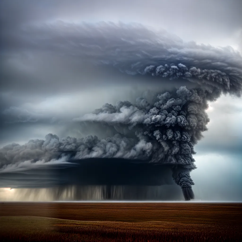 Tornado e Salpicado: Descubra o que significa sonhar com um tornado e chuva forte. 3 Fotos tornado chuva intensa caos sonho