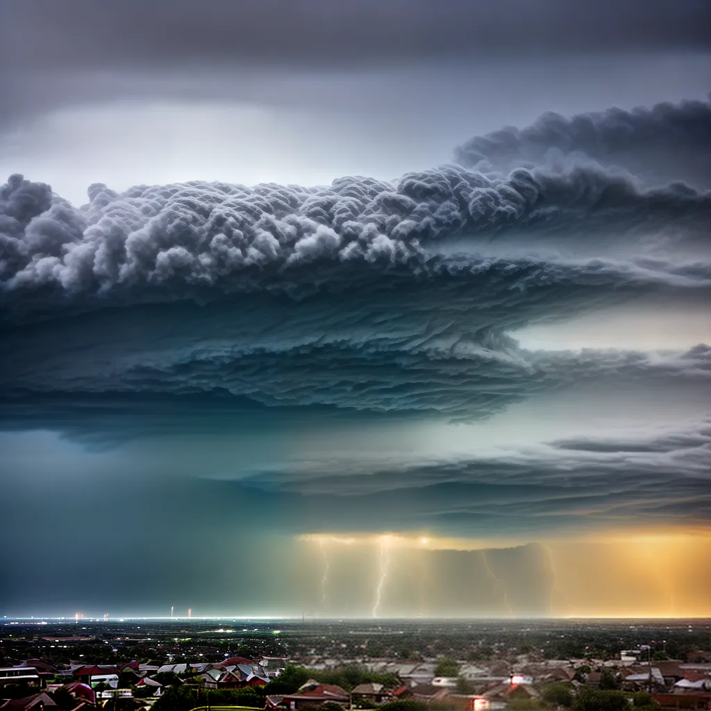 Tornado e Salpicado: Descubra o que significa sonhar com um tornado e chuva forte. 4 Fotos tornado destruicao chuva cidade
