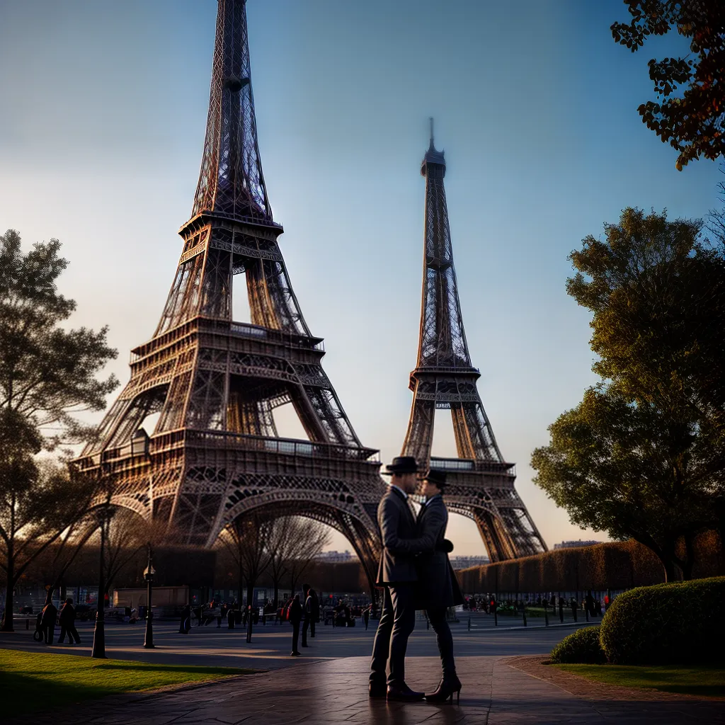 Fotos torre eiffel irmaos franceses