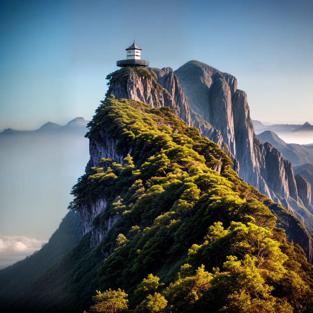Descubra o Significado de Sonhar com Mirantes e seu Impacto em sua Vida. 4 Fotos torre montanha vista insights