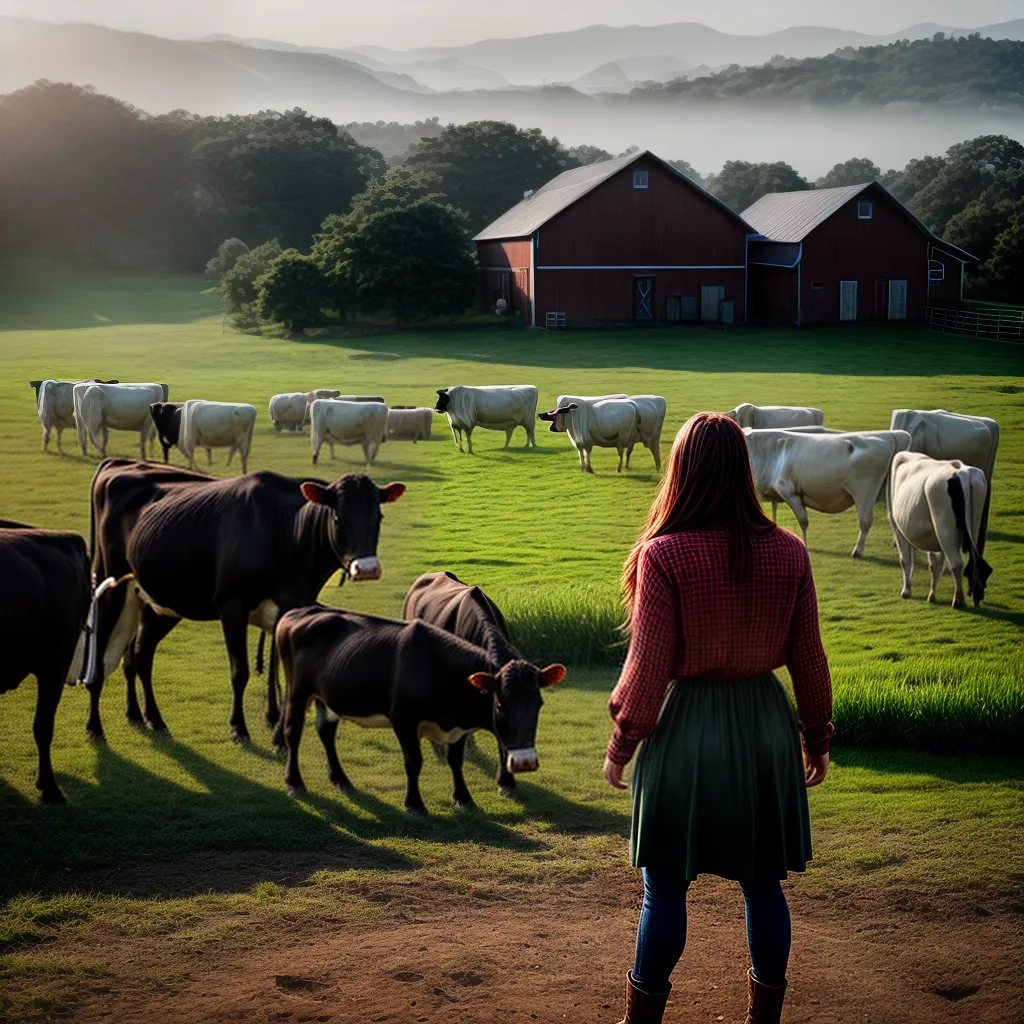 Sonhar com Laticínios e a Busca pelo Sucesso 4 Fotos trabalho leiteiro fazenda vaca sucesso