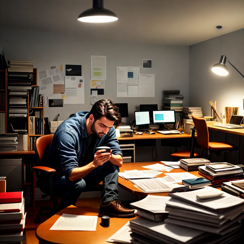 endando o Significado de Sonhar com Escritório e Papéis no Trabalho 4 Fotos trabalho mesa bagunca estresse tempo