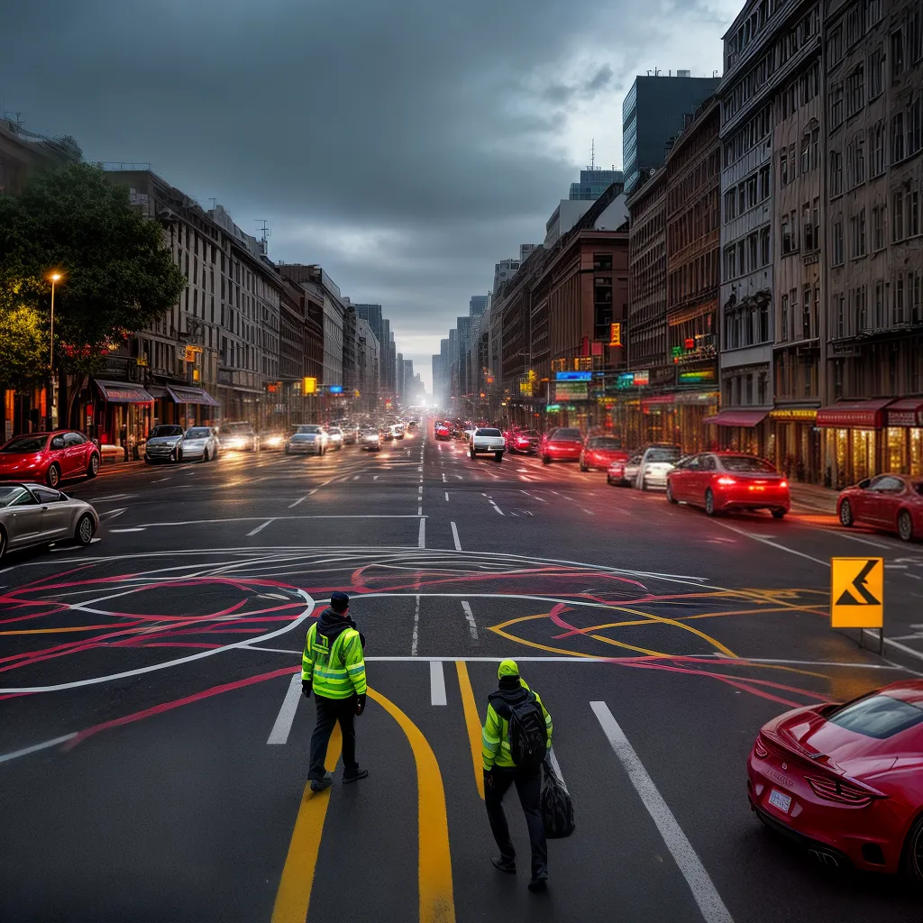 Contrafluxo nas visões noturnas: Descubra o que significa sonhar com trânsito caótico 3 Fotos tranquilidade meio caos pedestre
