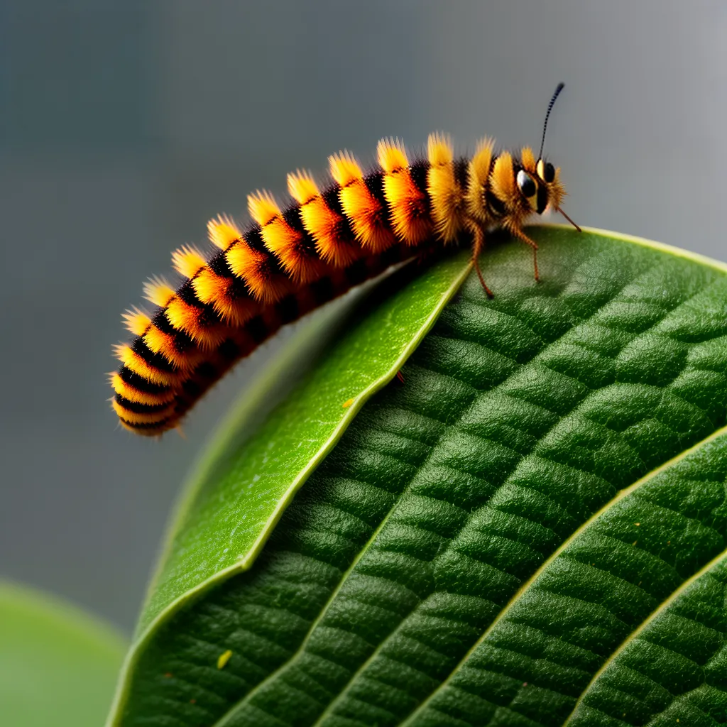 Fotos transformacao larva casulo