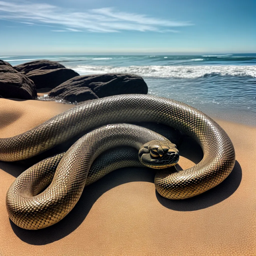 Fotos transformacao sonho cobra praia