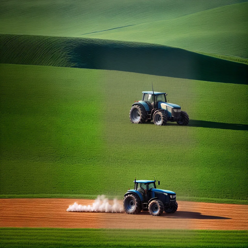Significado de sonhar com Trator produtivo: desvende mistérios 2 Fotos trator campo ceu azul trabalho