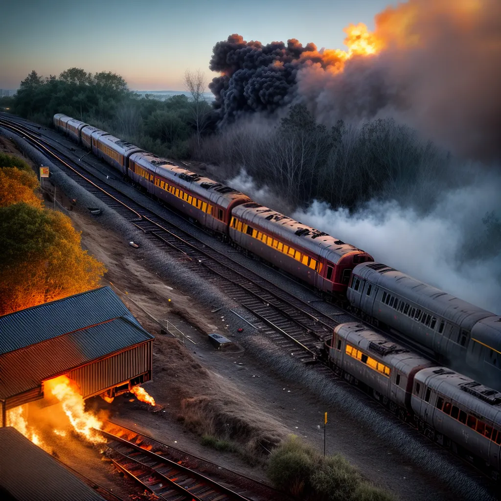 Trem Descarrilhado: O Que Significa Sonhar com Desastres Ferroviários? 4 Fotos trem acidente passageiros sonho