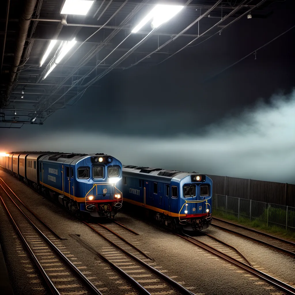 O Simbolismo do Trem nos Sonhos 4 Fotos trem veloz tunel noturno