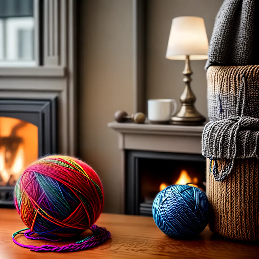 Significados dos sonhos: Compreenda o que significa sonhar com fio (pertencente ao tema Artesanato) 5 Fotos trico agulhas lareira sonho yarn