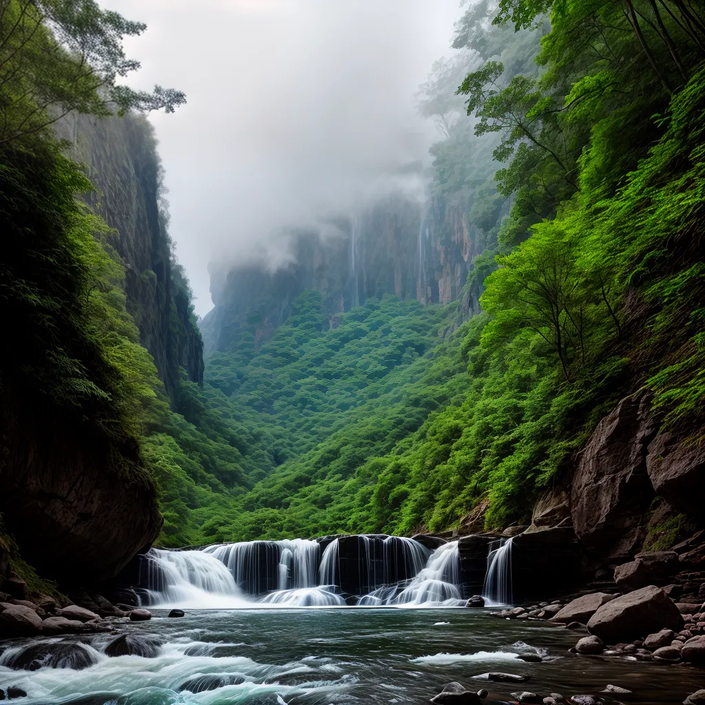 Fotos trilha cachoeira natureza serenidade 5
