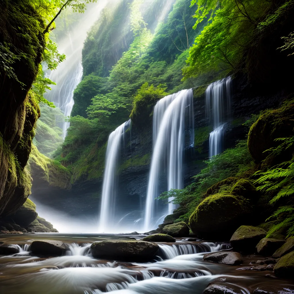 Fotos trilha cachoeira natureza sol