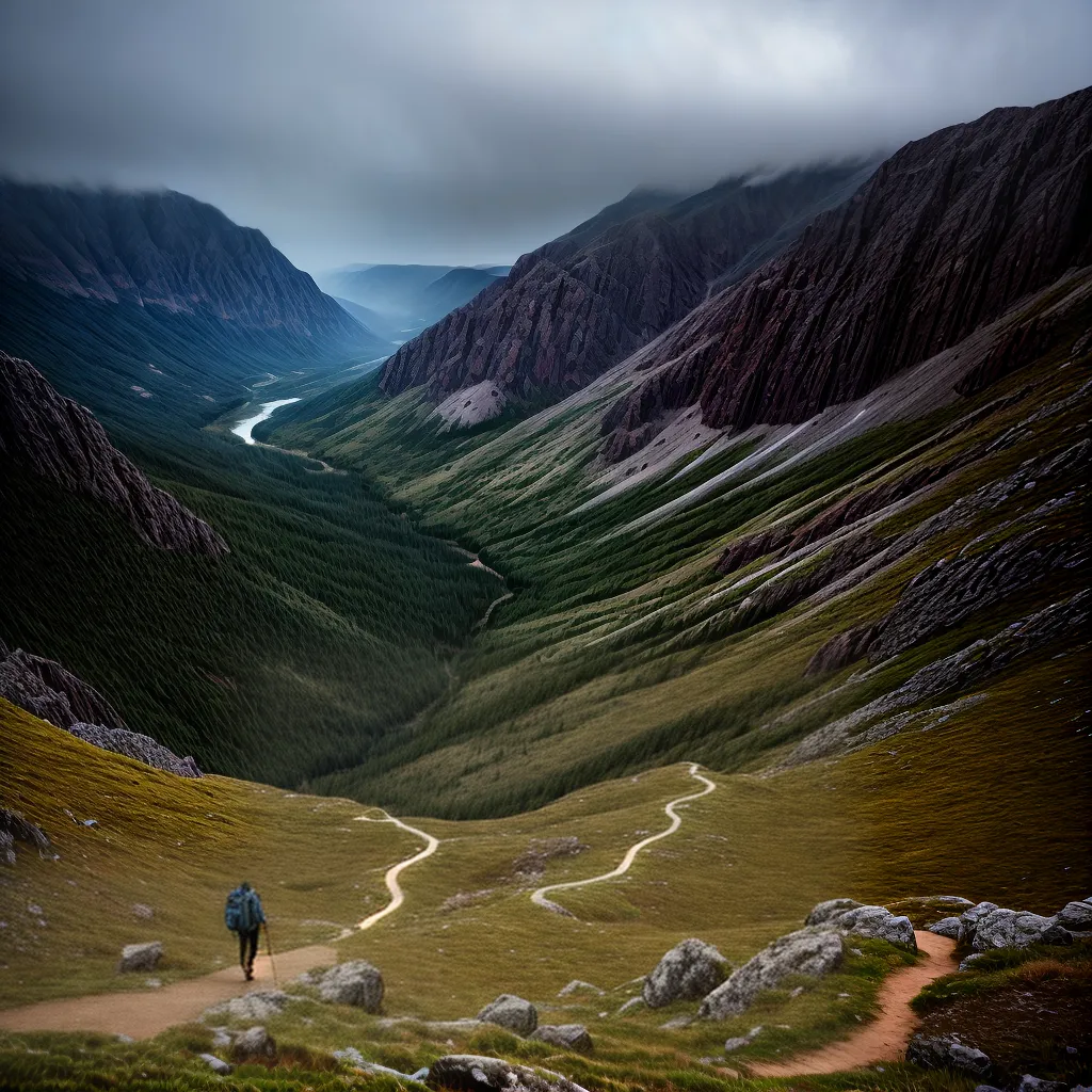 Descubra o Significado dos Sonhos com Caminhadas e Tempestades 5 Fotos trilha chuva vento raio determinacao