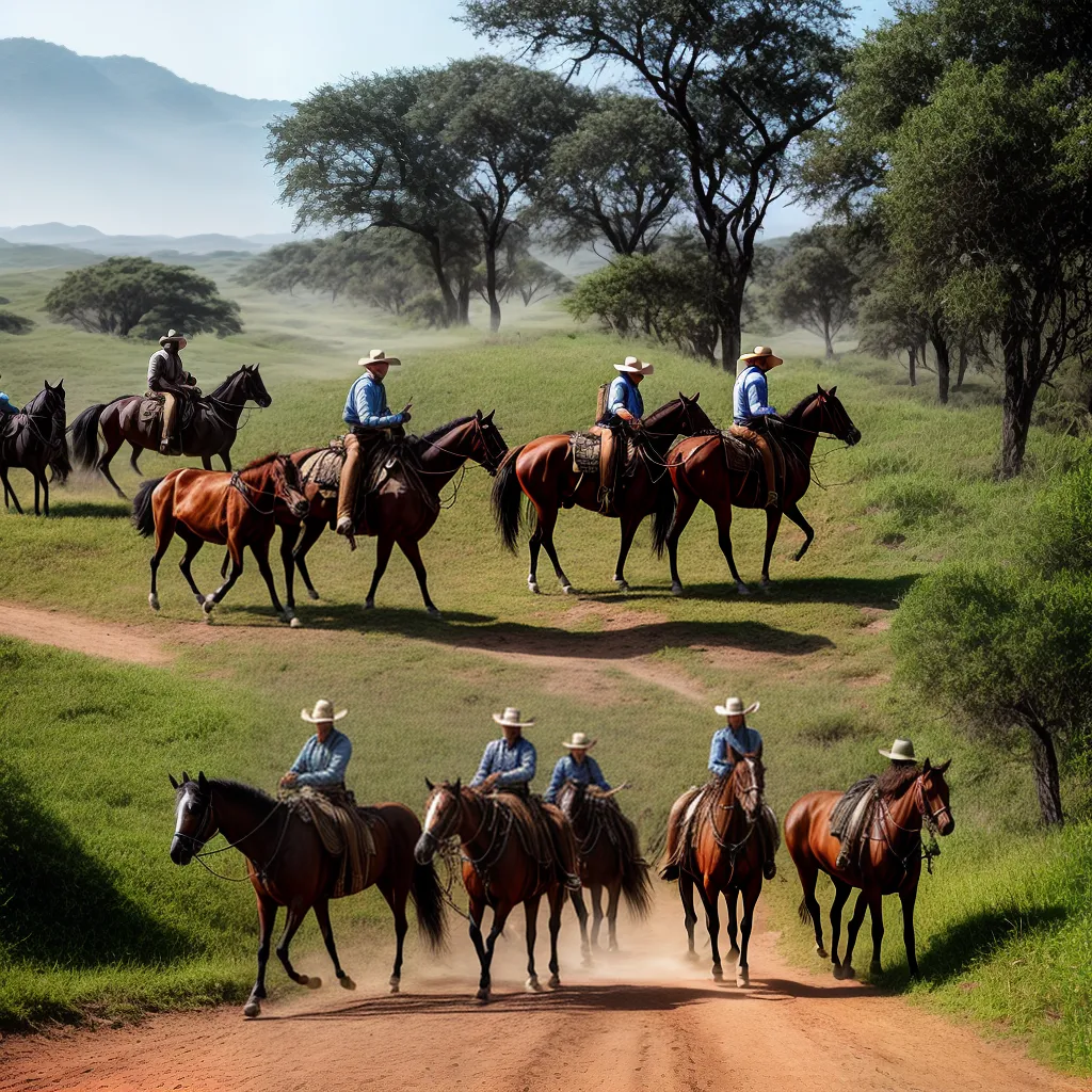 - Descubra o Significado de Sonhar com Peões de Boiadeiro (Tema: Cultura Popular) 2 Fotos trilha cowboys peoes cavalos