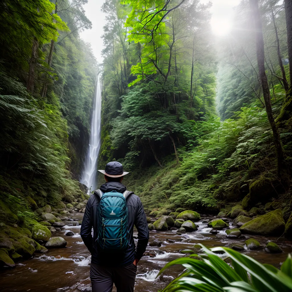 O que Significa Sonhar com Férias Eco-Friendly? 2 Fotos trilha ecologica floresta garrafa reutilizavel