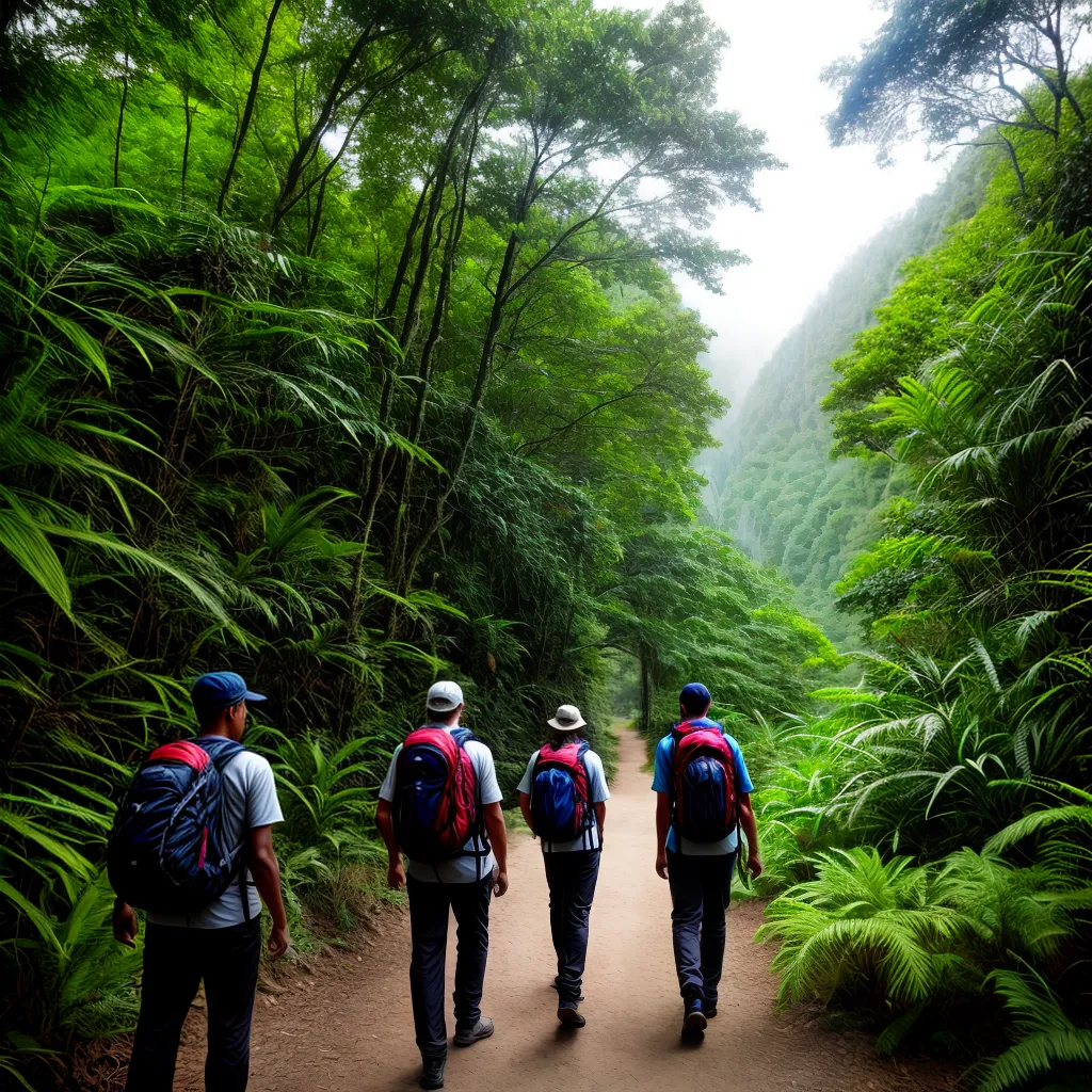 Fotos trilha ecoturismo guia turistas natureza