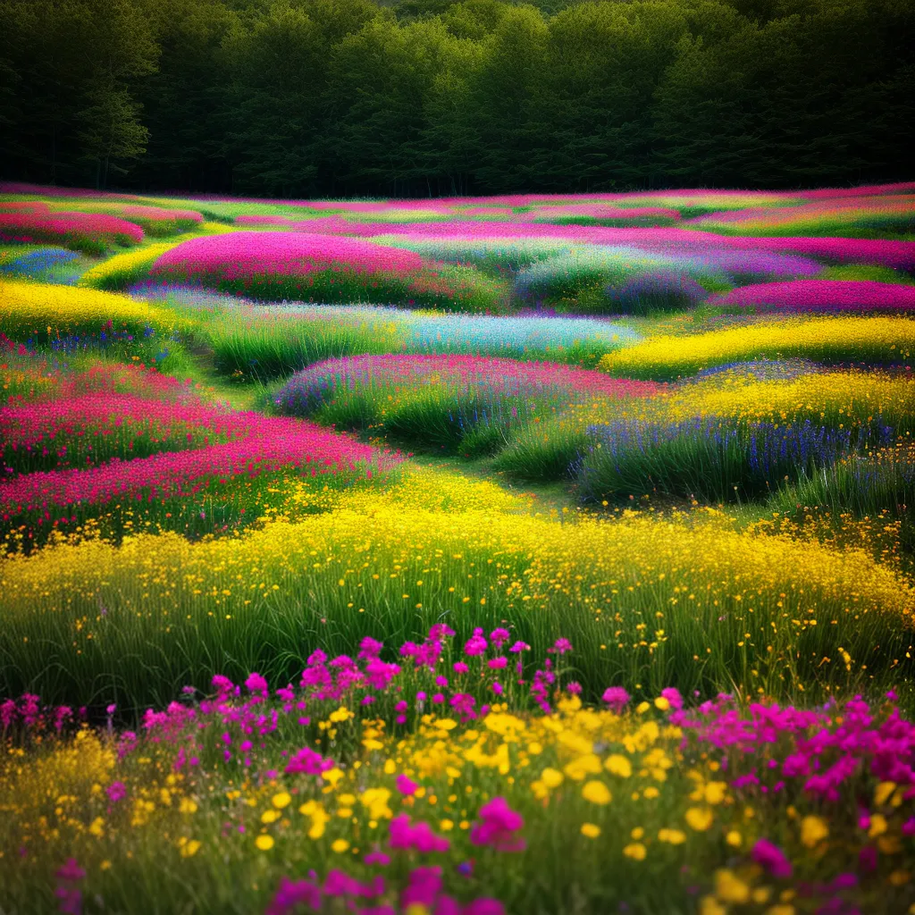 Descubra o Significado dos Sonhos de Flores Gloriosas nas Trilhas 2 Fotos trilha flores selvagens caminhada colorida